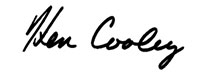 Ken Cooley Signature Block