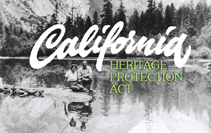 California Heritage Protection Act Photo