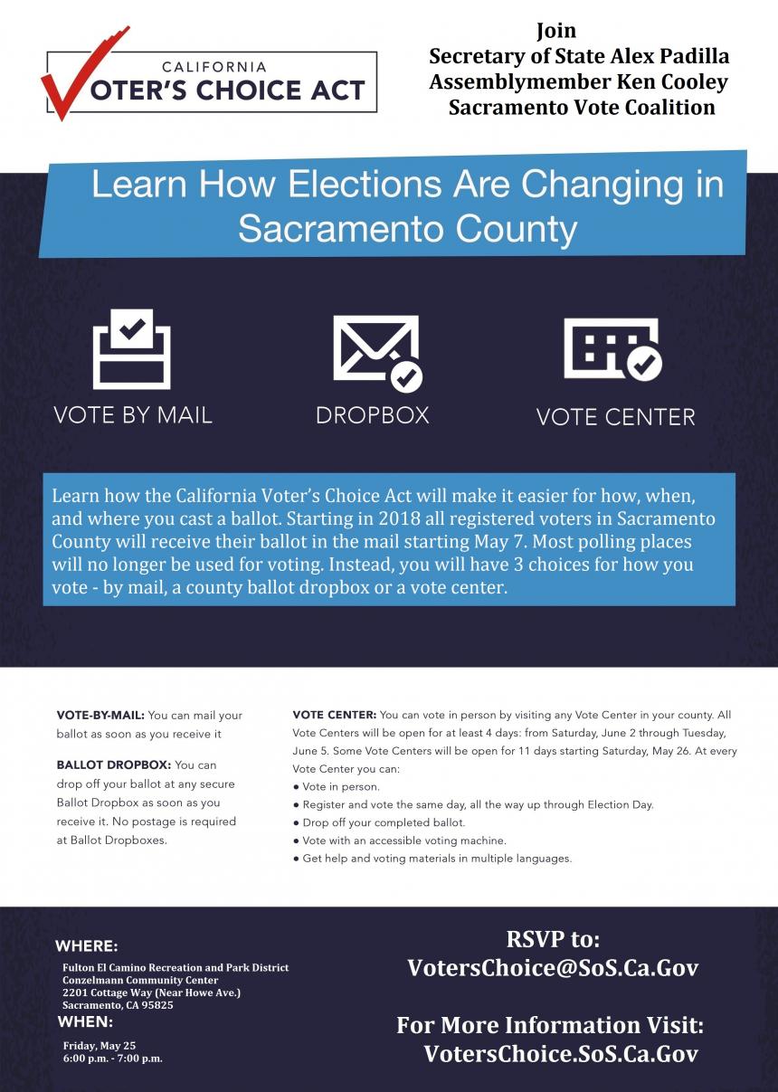 California Voter Choice Act Flyer