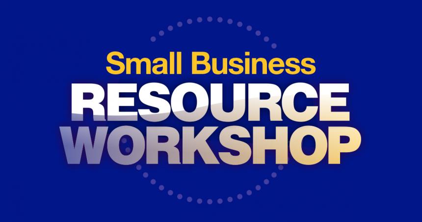 Small Business Resource Workshop Graphic