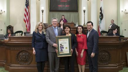 Assemblymember Cooley Honors Woman of the Year Michelle Callejas