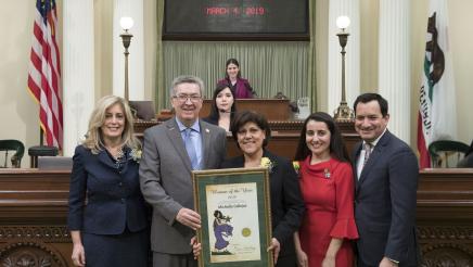 Assemblymember Cooley Honors Woman of the Year Michelle Callejas
